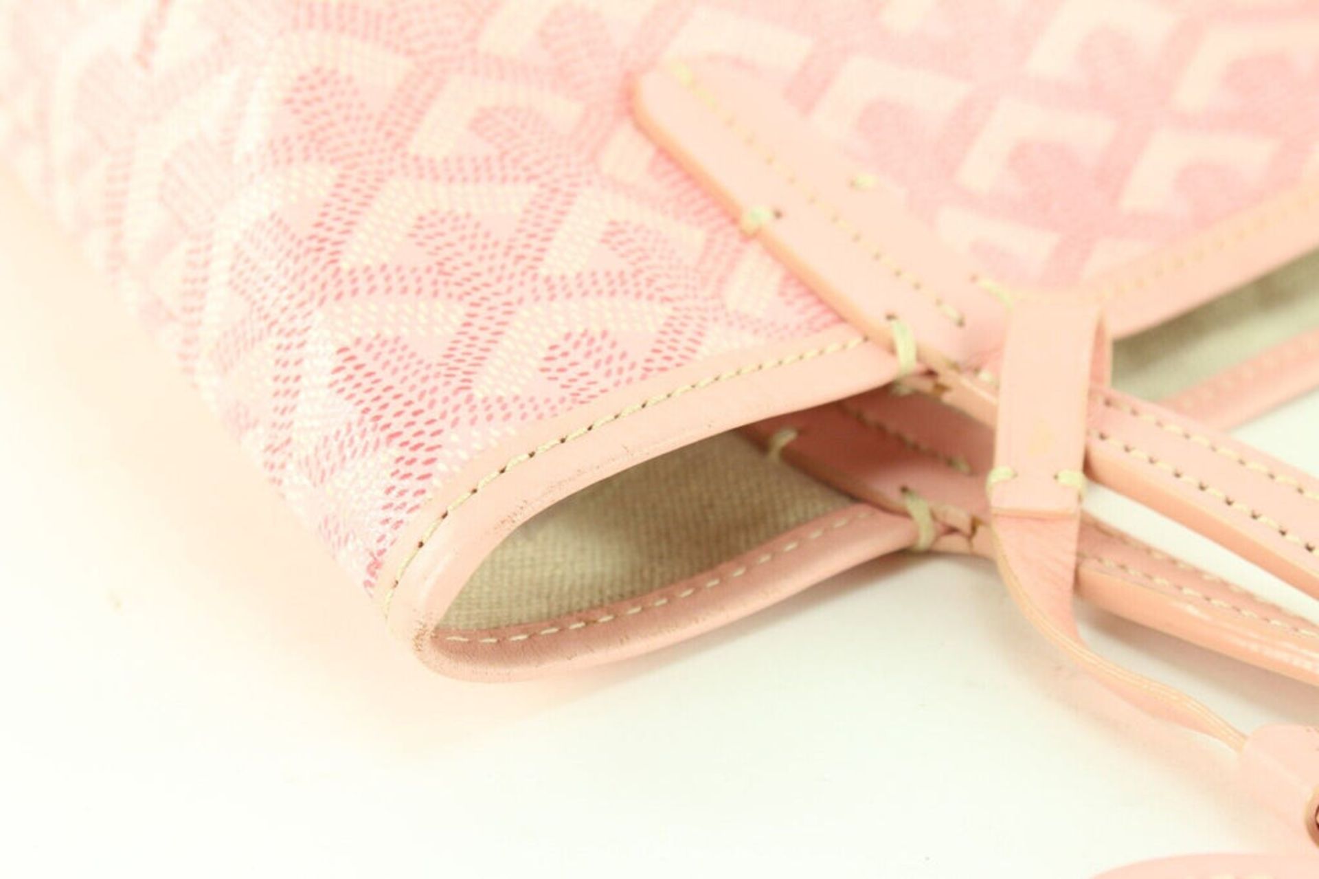 GOYARD PINK CHEVRON MINI ANJOU SAINT LOUIS WITH POUCH - Bild 5 aus 12