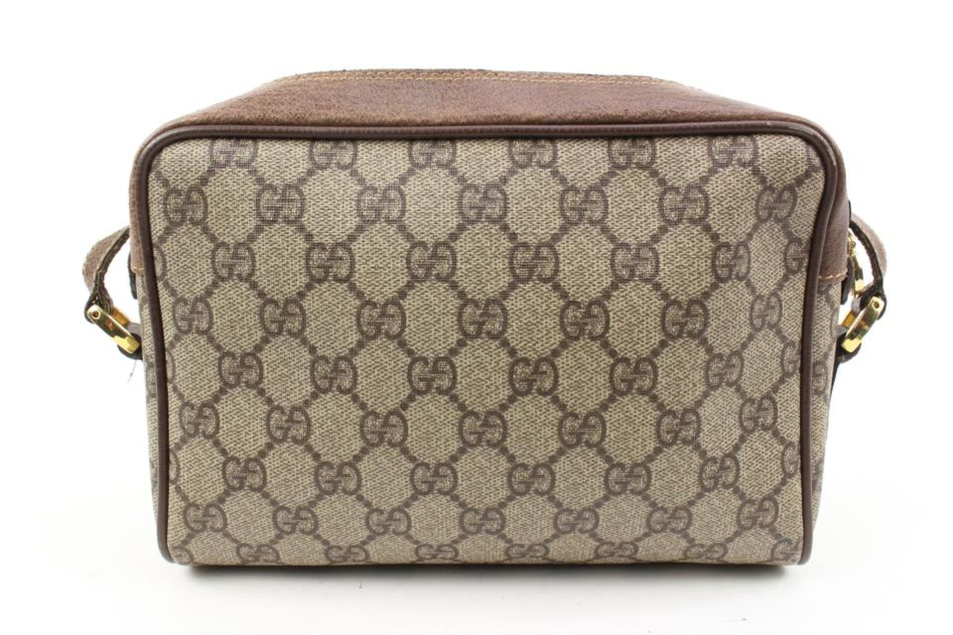 GUCCI MONOGRAM SUPREME WEB OPHIDIA CAMERA BAG - Bild 7 aus 12