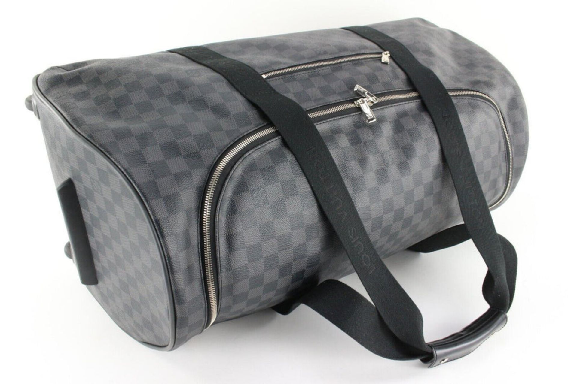 LOUIS VUITTON DAMIER GRAPHITE EOLE 65 ROLLING CONVERTIBLE DUFFLE - Image 14 of 15