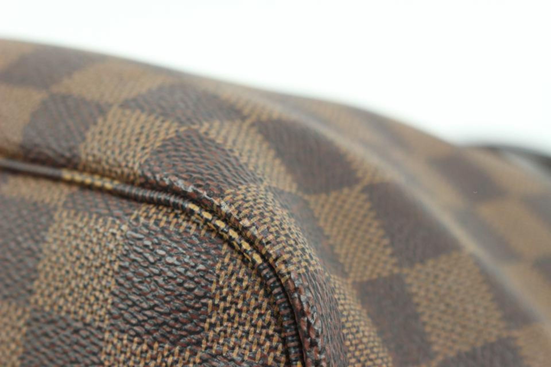 LOUIS VUITTON SMALL DAMIER EBENE NEVERFULL PM TOTE - Image 8 of 14