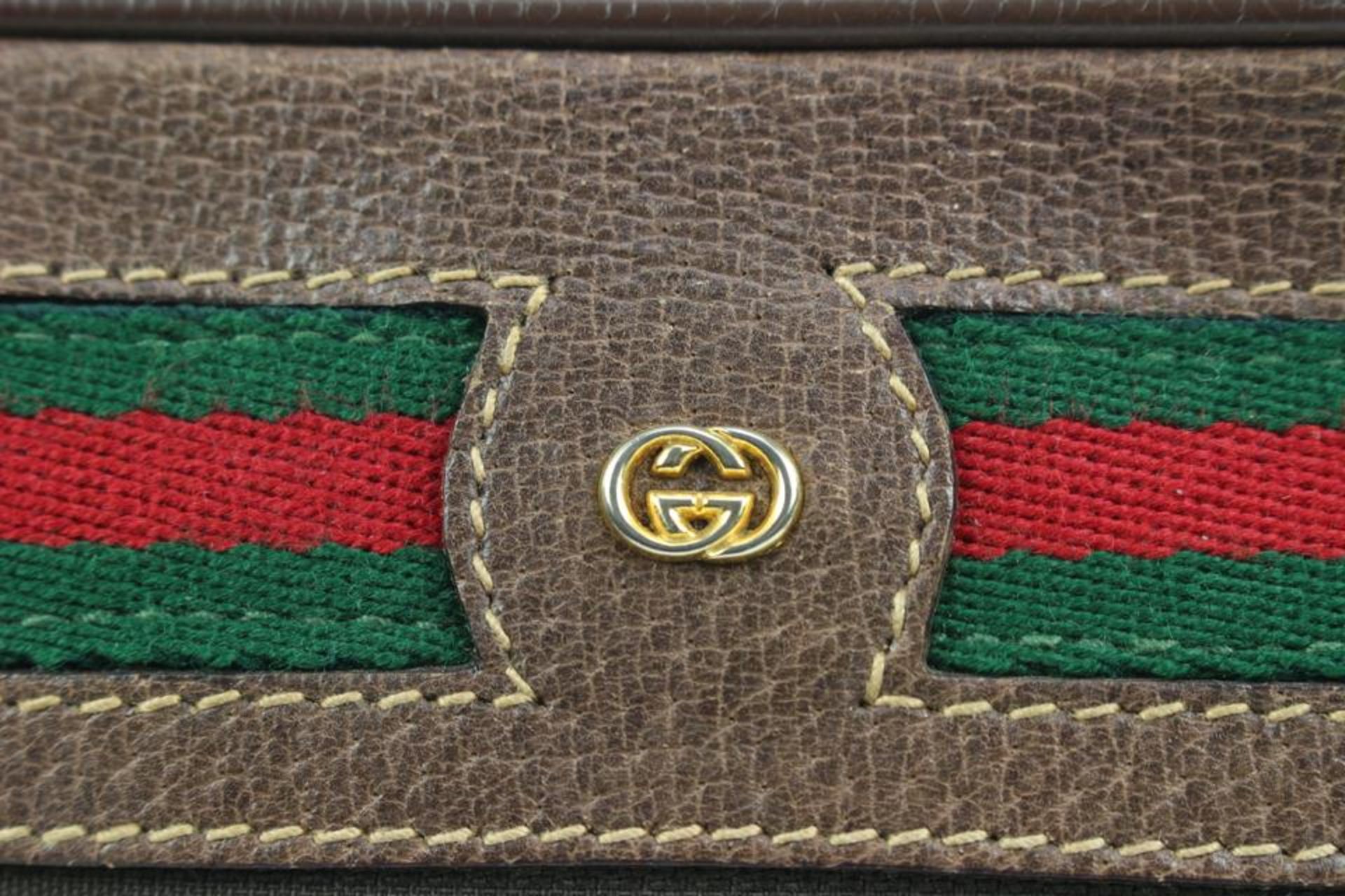 GUCCI MONOGRAM SUPREME WEB OPHIDIA CAMERA BAG - Bild 4 aus 12