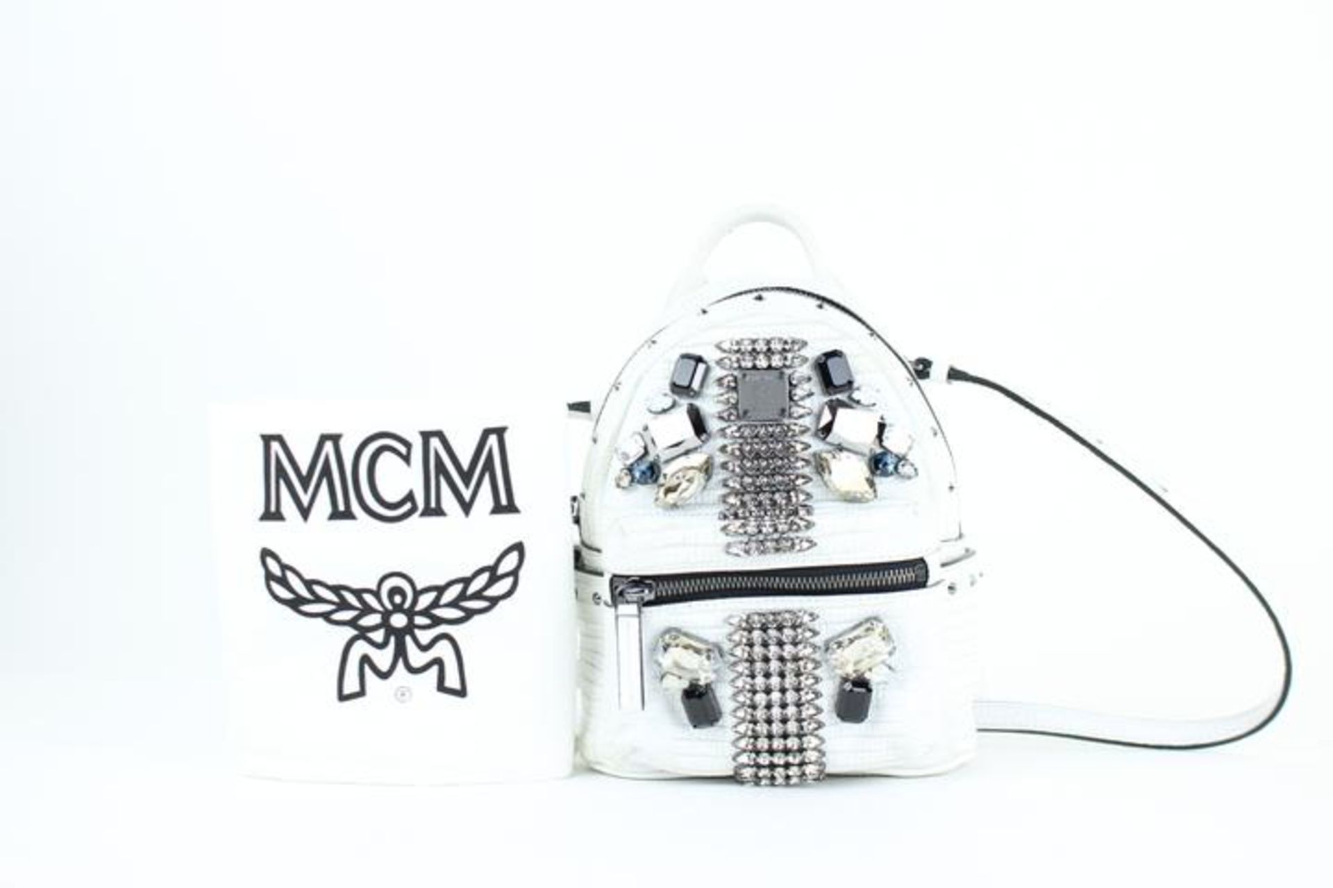 MCM MINI SWAROVSKI SPECIAL BACKPACK - Image 3 of 12