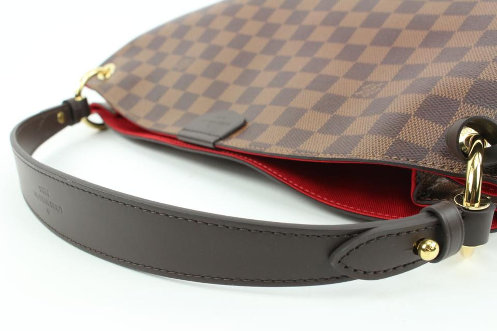 LOUIS VUITTON SOLD OUT EVERWHERE BRAND NEW DAMIER EBENE GRACEFUL PM HOBO - Image 12 of 15