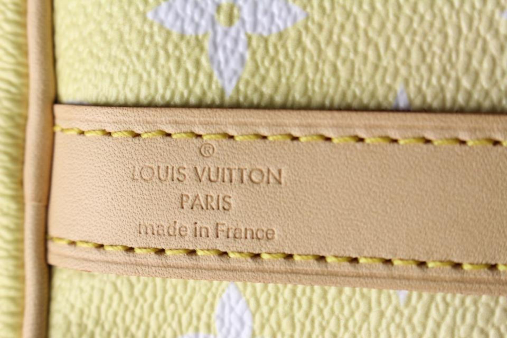 LOUIS VUITTON PINK X YELLOW MONOGRAM BY THE POOL SPEEDY 25 BANDOULIERE - Bild 10 aus 12