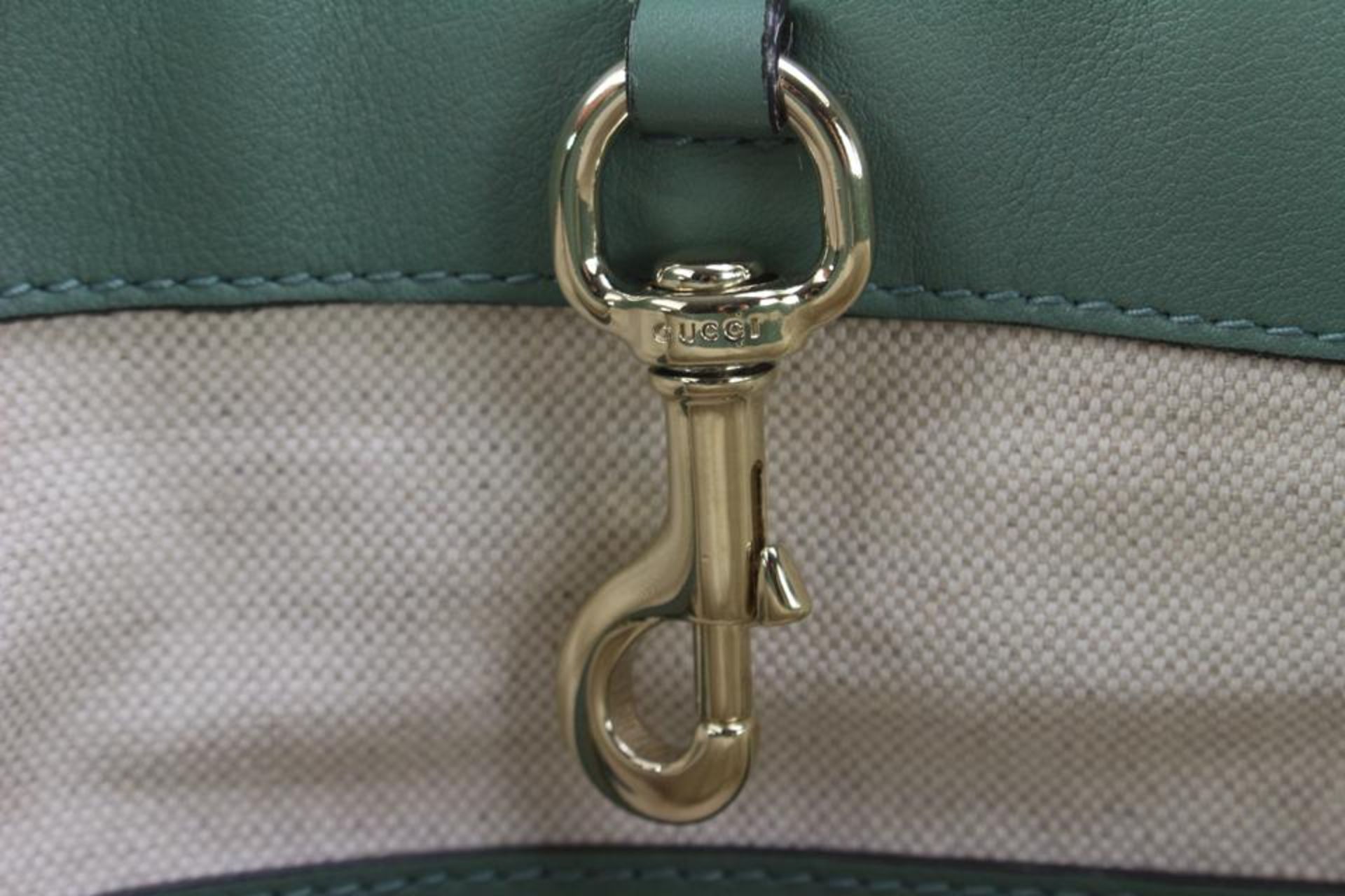 GUCCI GREEN PATENT MICROGUCCISSIMA MEDIUM NICE TOTE - Bild 5 aus 16