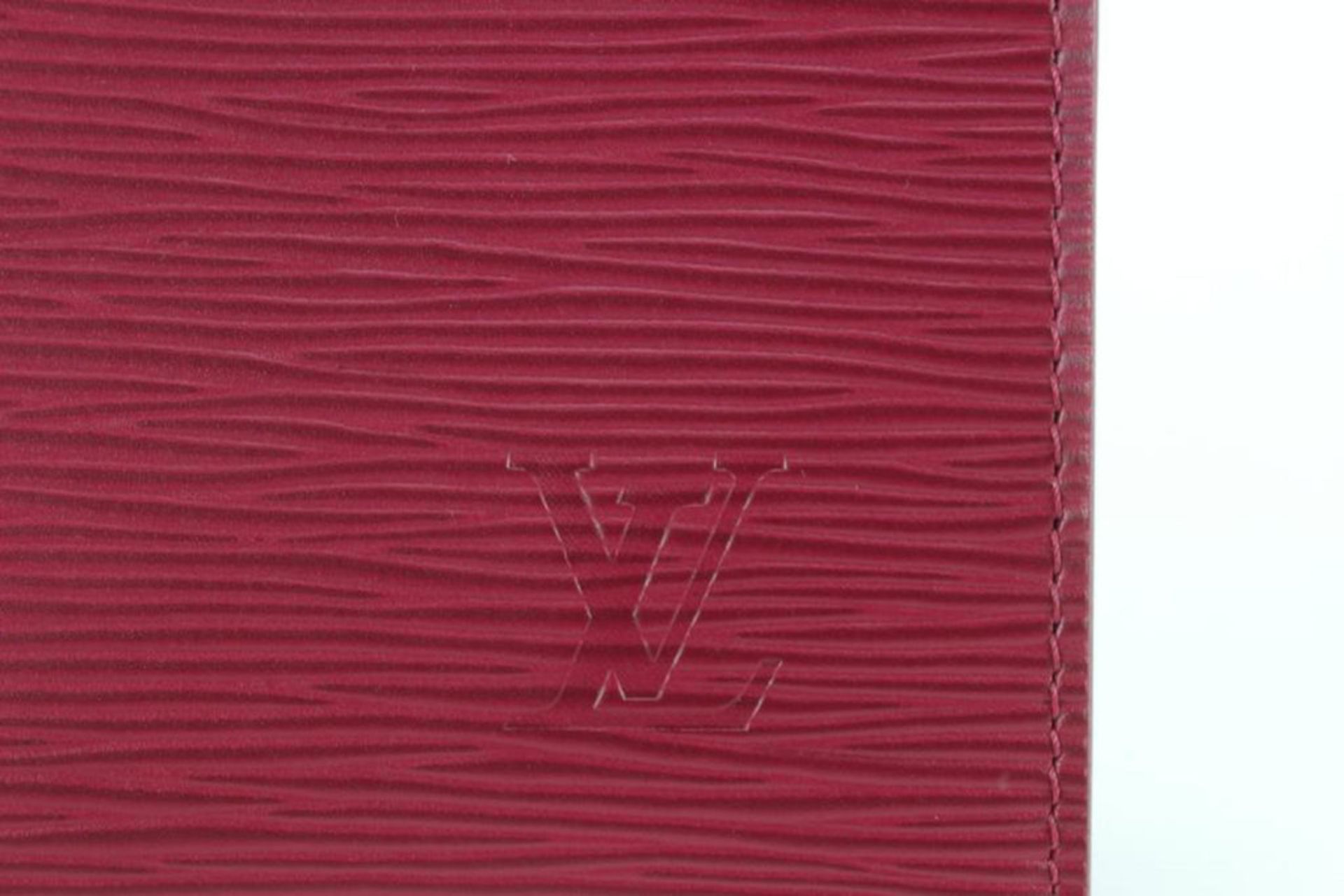 LOUIS VUITTON FUCHSIA EPI LEATHER TOILETRY 26 COSMETIC POUCH - Bild 5 aus 11