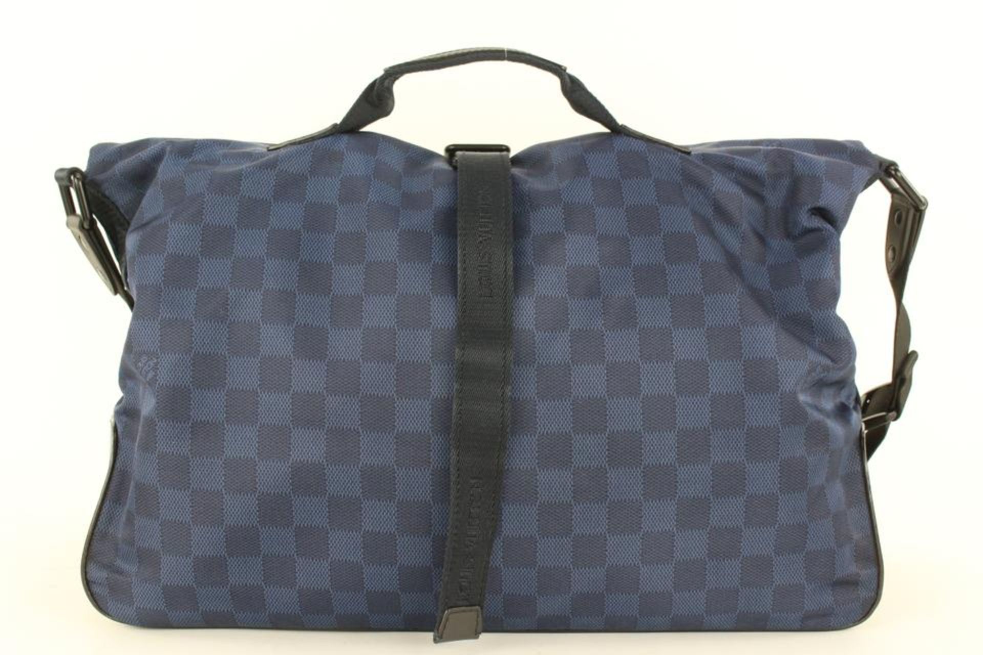 LOUIS VUITTON RARE LV CUP BLUE DAMIER WATERPROOF CONVERTIBLE MESSENGER - Image 6 of 11