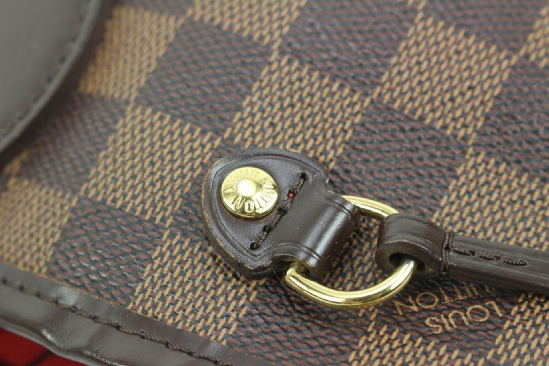 LOUIS VUITTON SMALL DAMIER EBENE NEVERFULL PM TOTE - Image 4 of 12