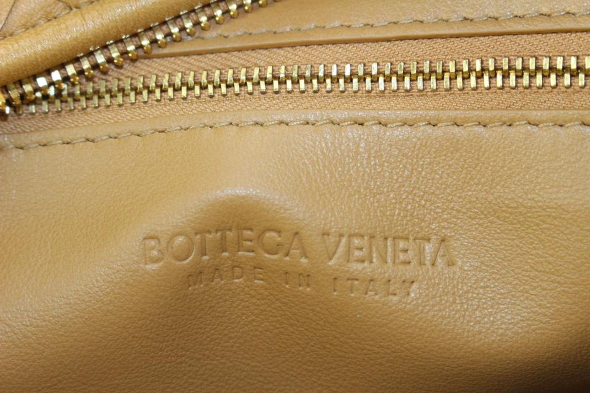 BOTTEGA VENETA CARAMEL BROWN INTRECCIATO NAPPA BV JODIE HOBO MAXI - Bild 10 aus 11