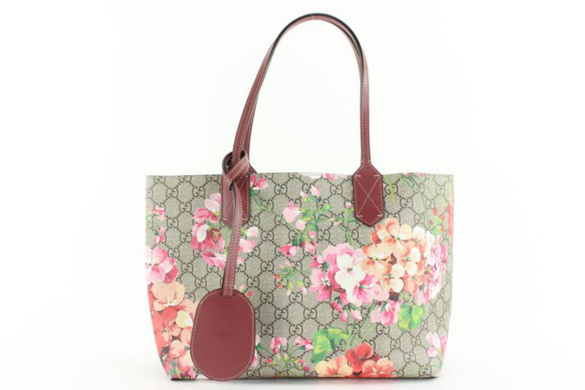 GUCCI BLOOMS SUPREME GG REVERSIBLE TOTE