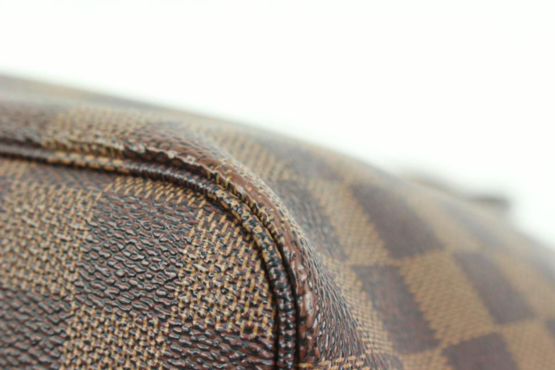 LOUIS VUITTON SMALL DAMIER EBENE NEVERFULL PM TOTE - Image 3 of 12