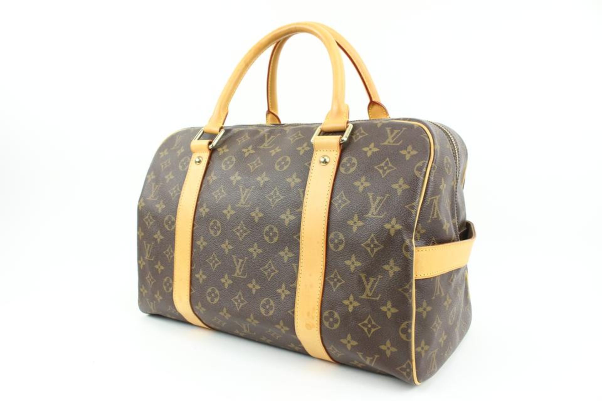 LOUIS VUITTON DISCONTINUED MONOGRAM CARRYALL MINI TRAVEL DUFFLE SPEEDY - Bild 12 aus 12