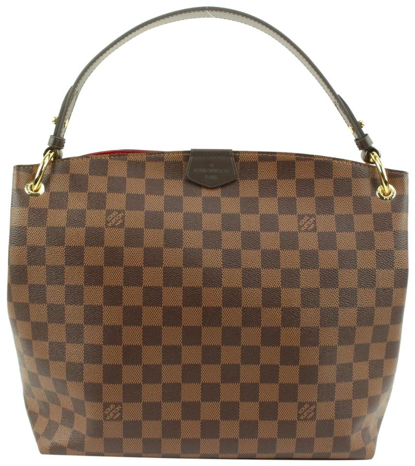 LOUIS VUITTON DAMIER EBENE GRACEFUL PM HOBO