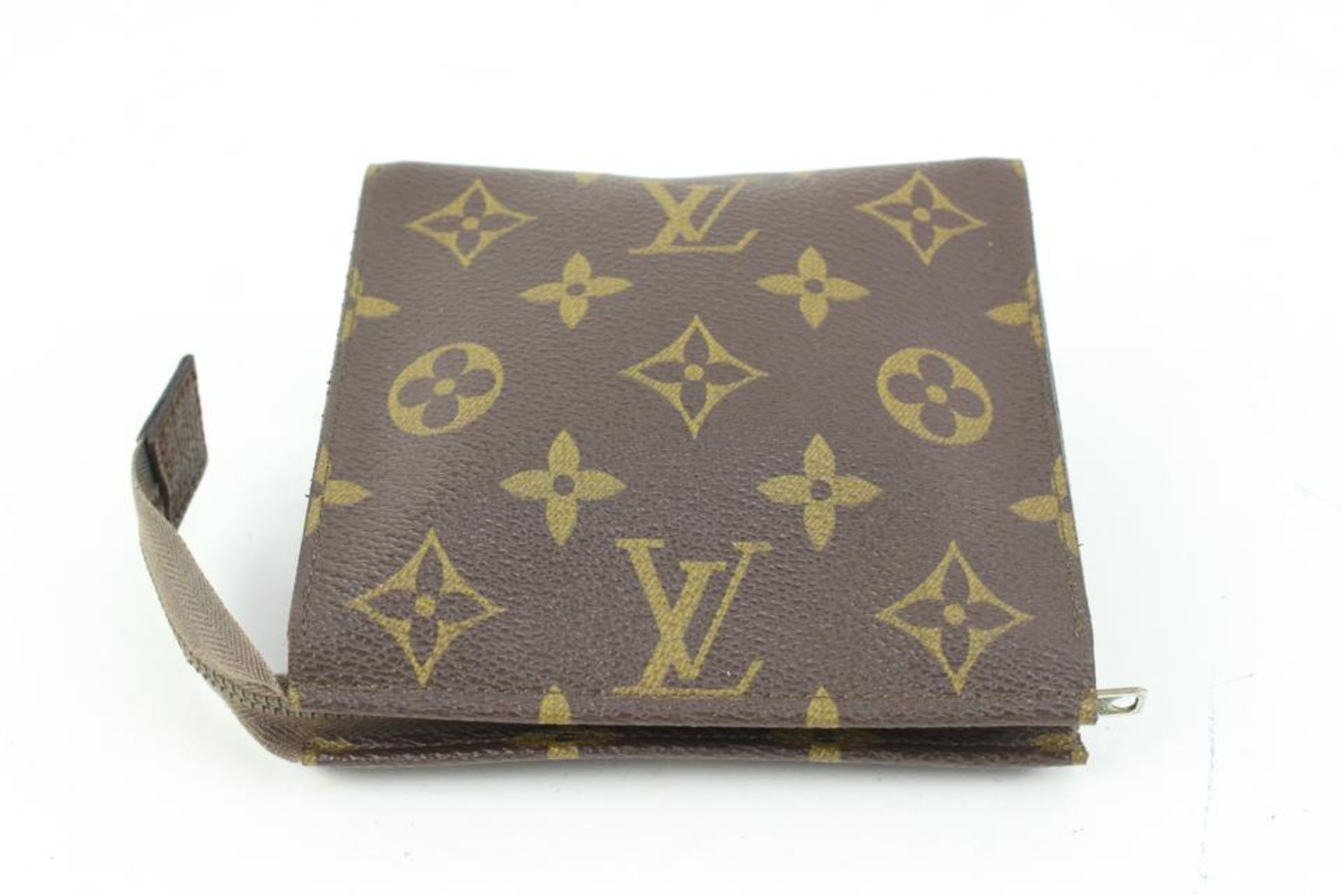 LOUIS VUITTON ULTRA RARE MONOGRAM TOILETRY POUCH 11 POCHE TOILETTE - Image 8 of 12