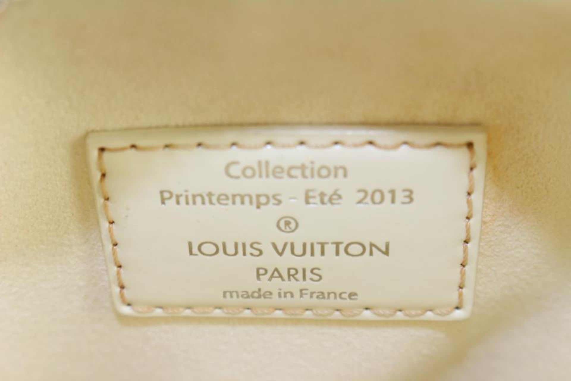 LOUIS VUITTON WHITE DAMIER FACET SPEEDY CUBE PM BANDOULIERE WITH STRAP - Image 11 of 12