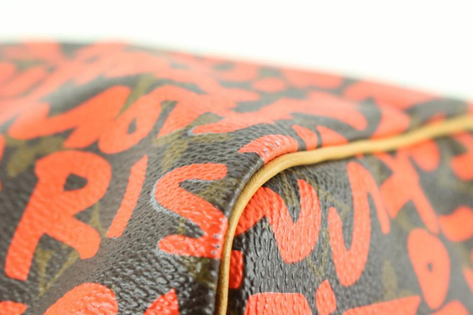 LOUIS VUITTON STEPHEN SPROUSE ORANGE MONOGRAM GRAFFITI SPEEDY 30 - Bild 7 aus 12