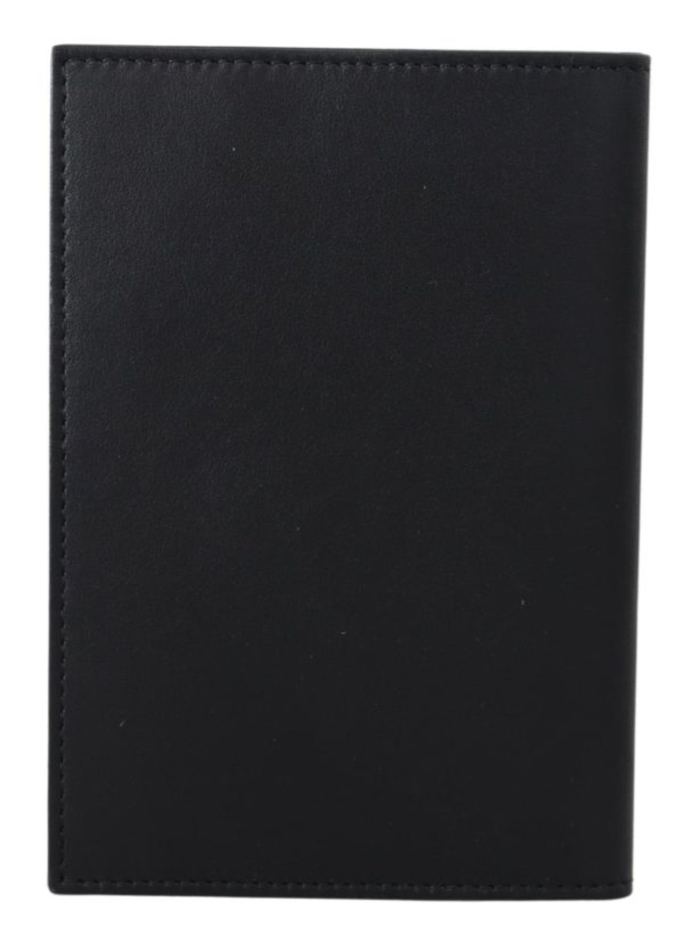 BLACK BIFOLD PASSPORT HOLDER MEN EXOTIC LEATHER WALLET - Bild 3 aus 6