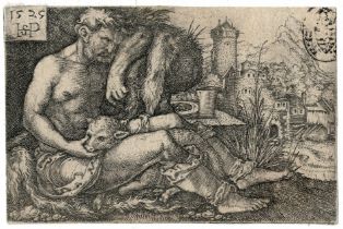 Hans Sebald Beham (1500-1550), The Shepherd