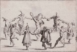 Jacques Callot (1592-1635) - Commedia dell' arte, Dance
