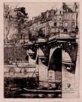 Donald Shaw MacLaughlan - Le Pont Neuf, Paris - 1906