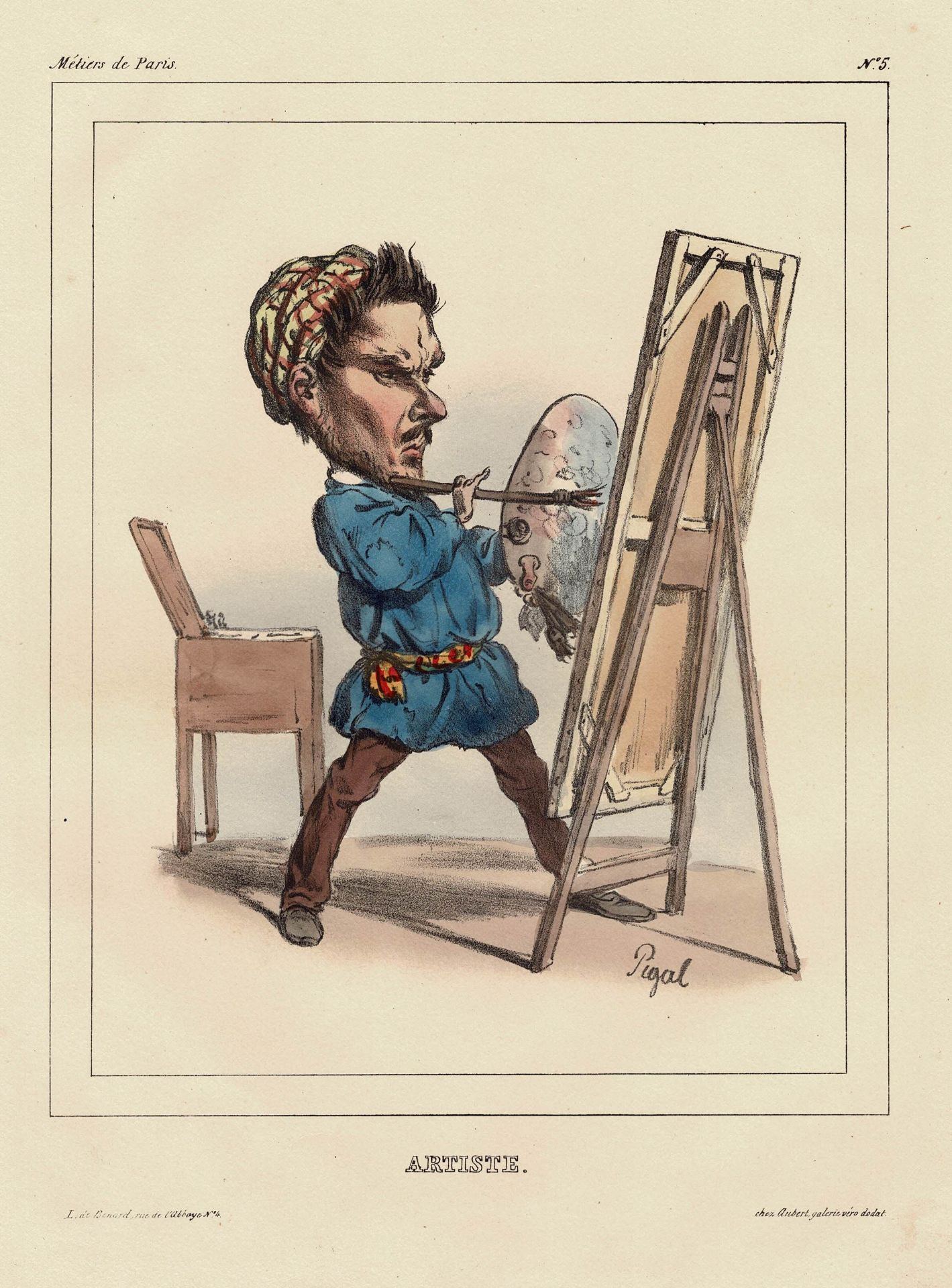 Edmé Jean Pigal,  L' Artiste