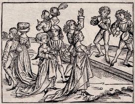 Albrecht Dürer Attr. - Dance of the Impious - Liber Cronicarum -1493