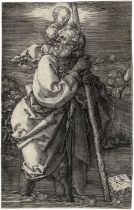 Albrecht Dürer, Saint Christopher, looking to the left