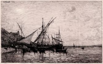 Adolphe Appian (1818-1898) - The Port of Monaco - 1873
