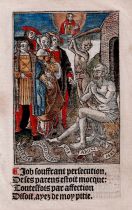 French book of hours - The Misery of Job - 1499