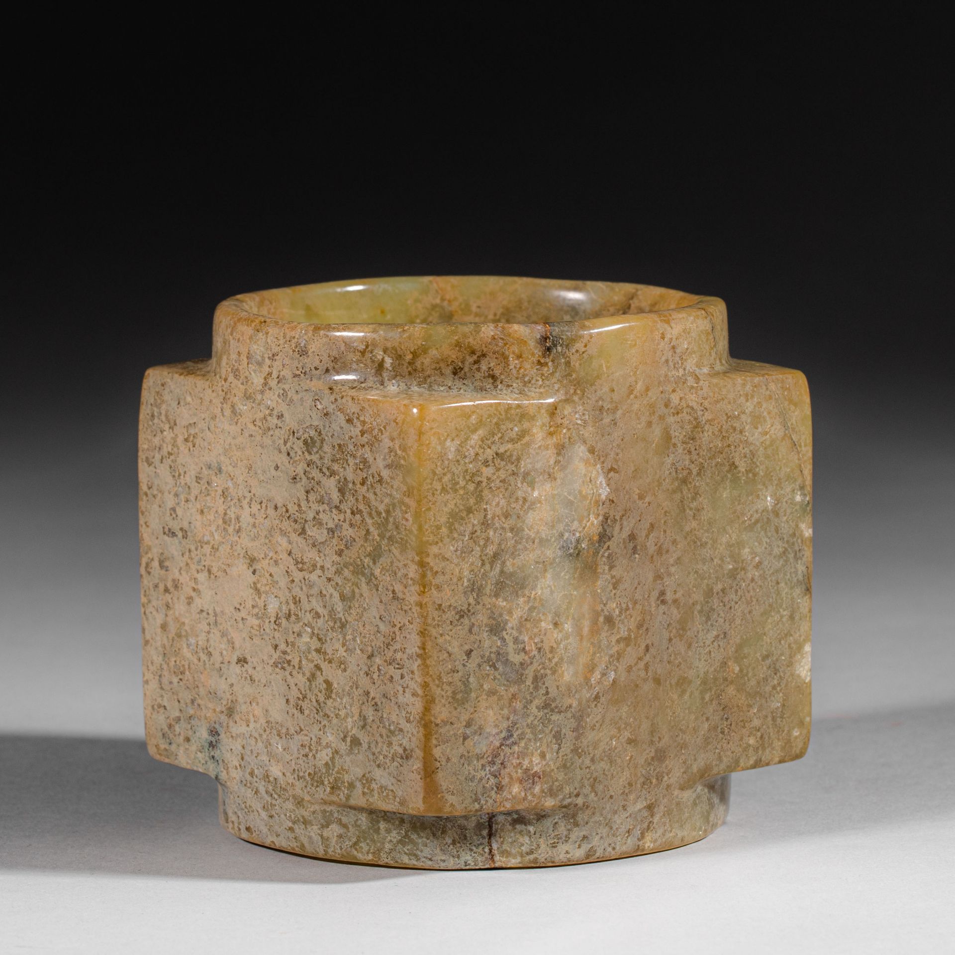 Jade cong from Western Zhou Dynasty - Image 3 of 7