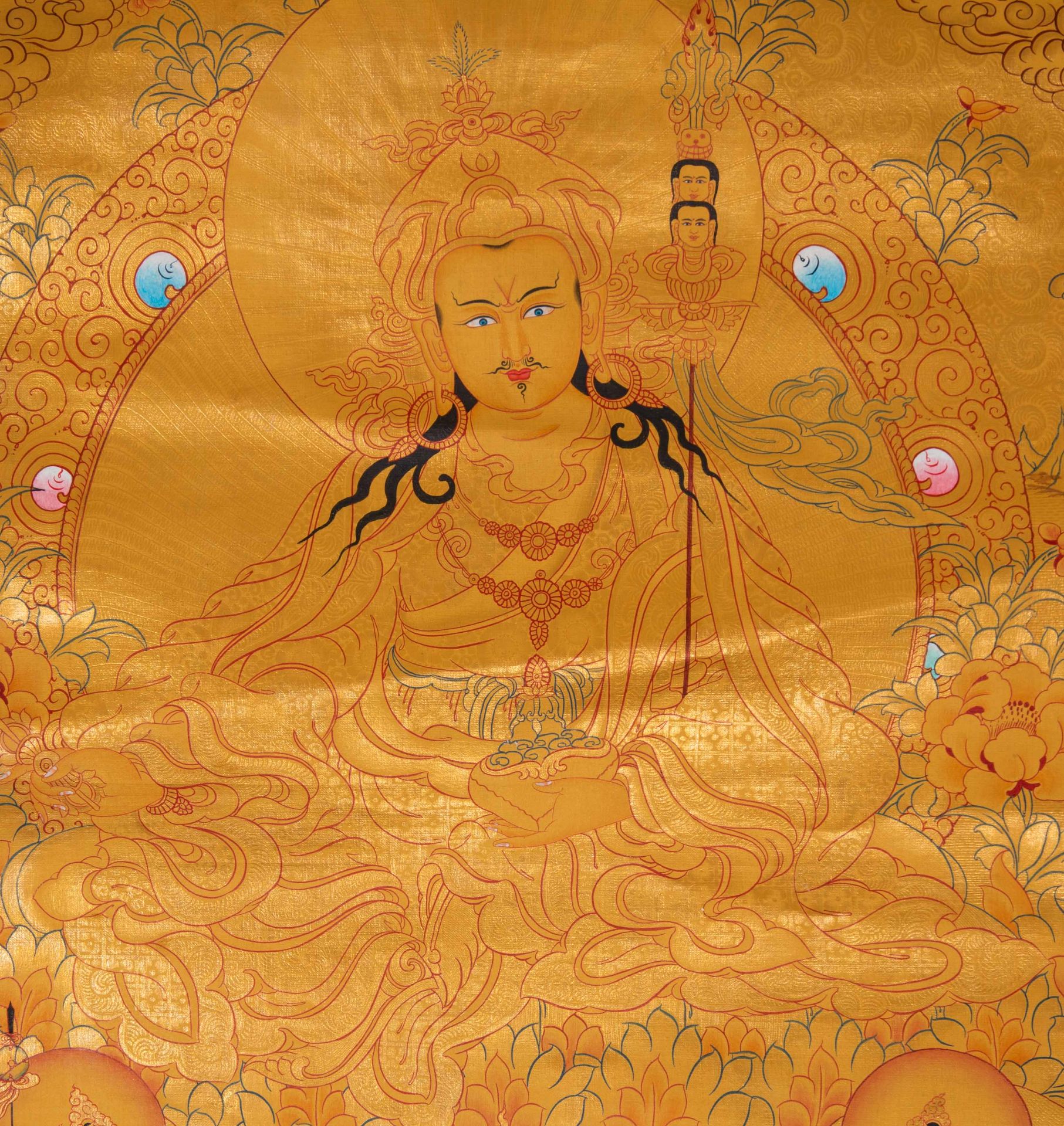Thangka from Qing dynasty  - Image 5 of 7