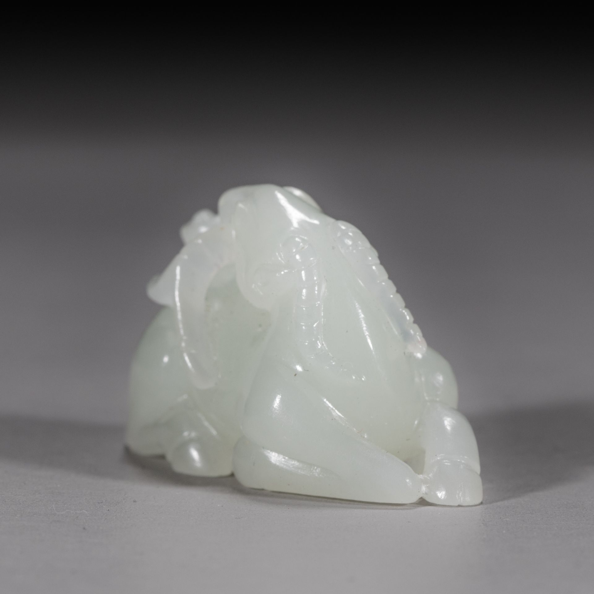 Hetian jade deer pendant from Qing dynasty - Image 4 of 5