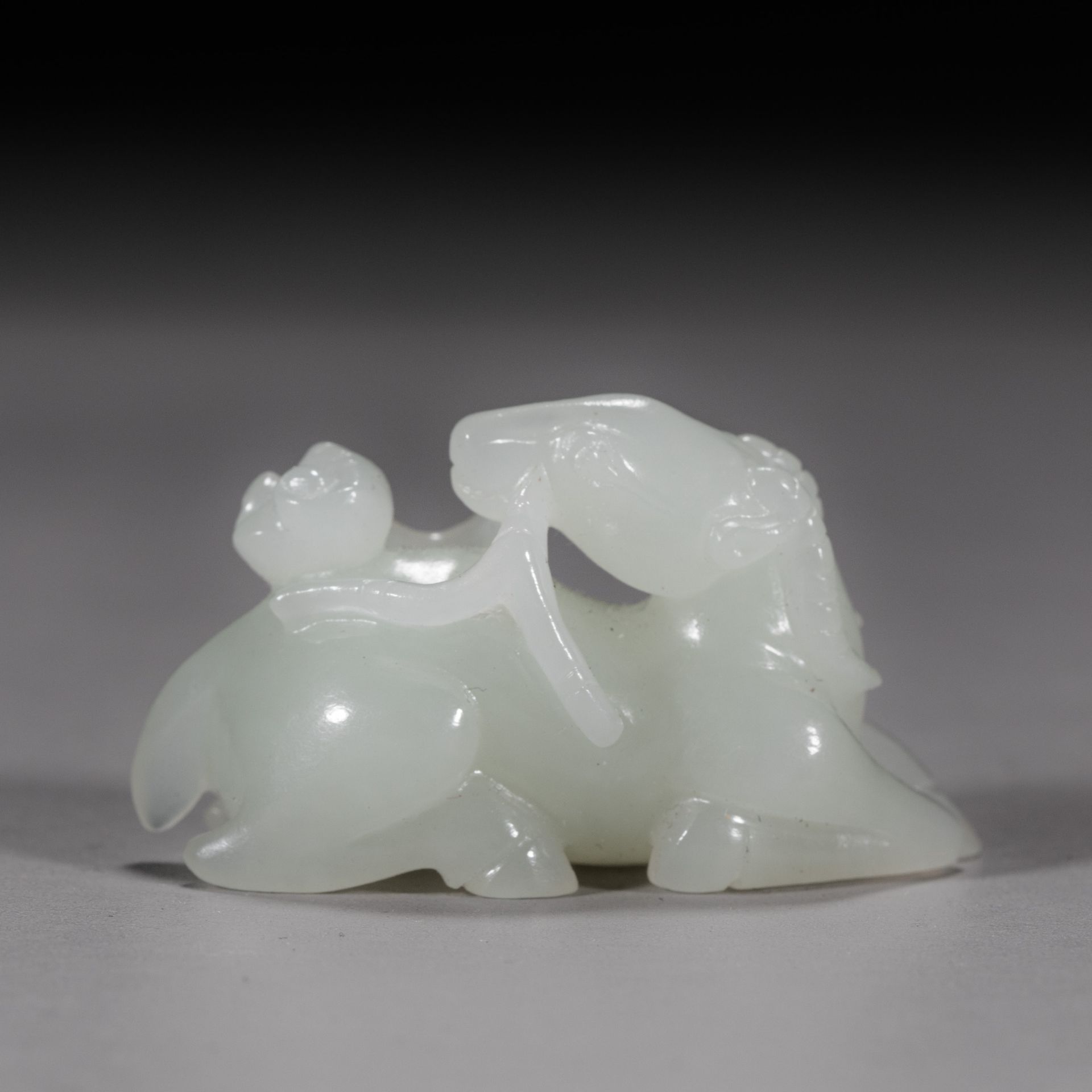 Hetian jade deer pendant from Qing dynasty - Image 3 of 5