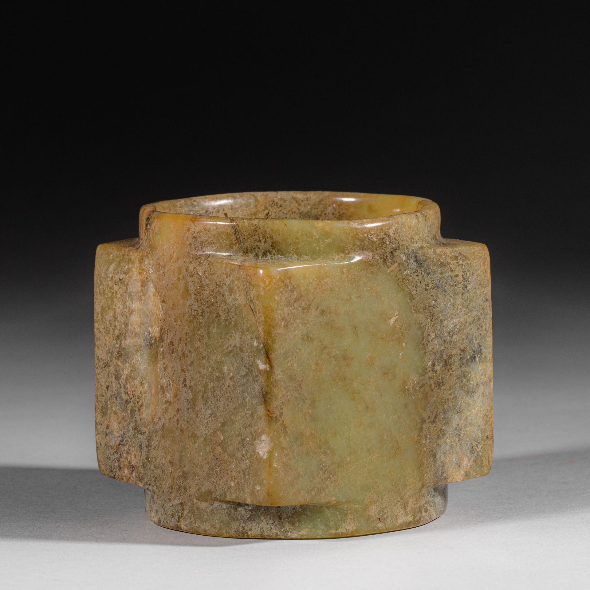 Jade cong from Western Zhou Dynasty