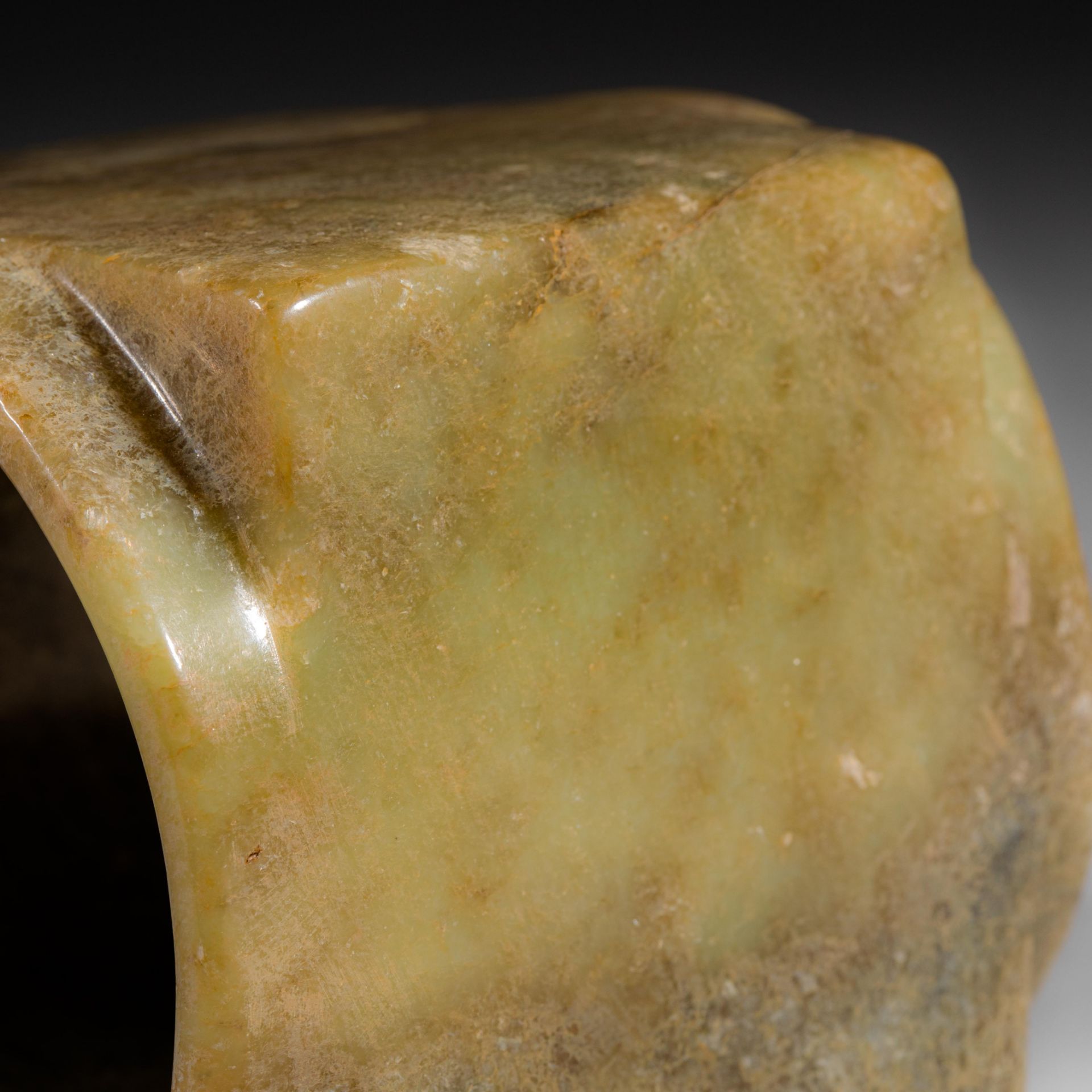 Jade cong from Western Zhou Dynasty - Image 5 of 7