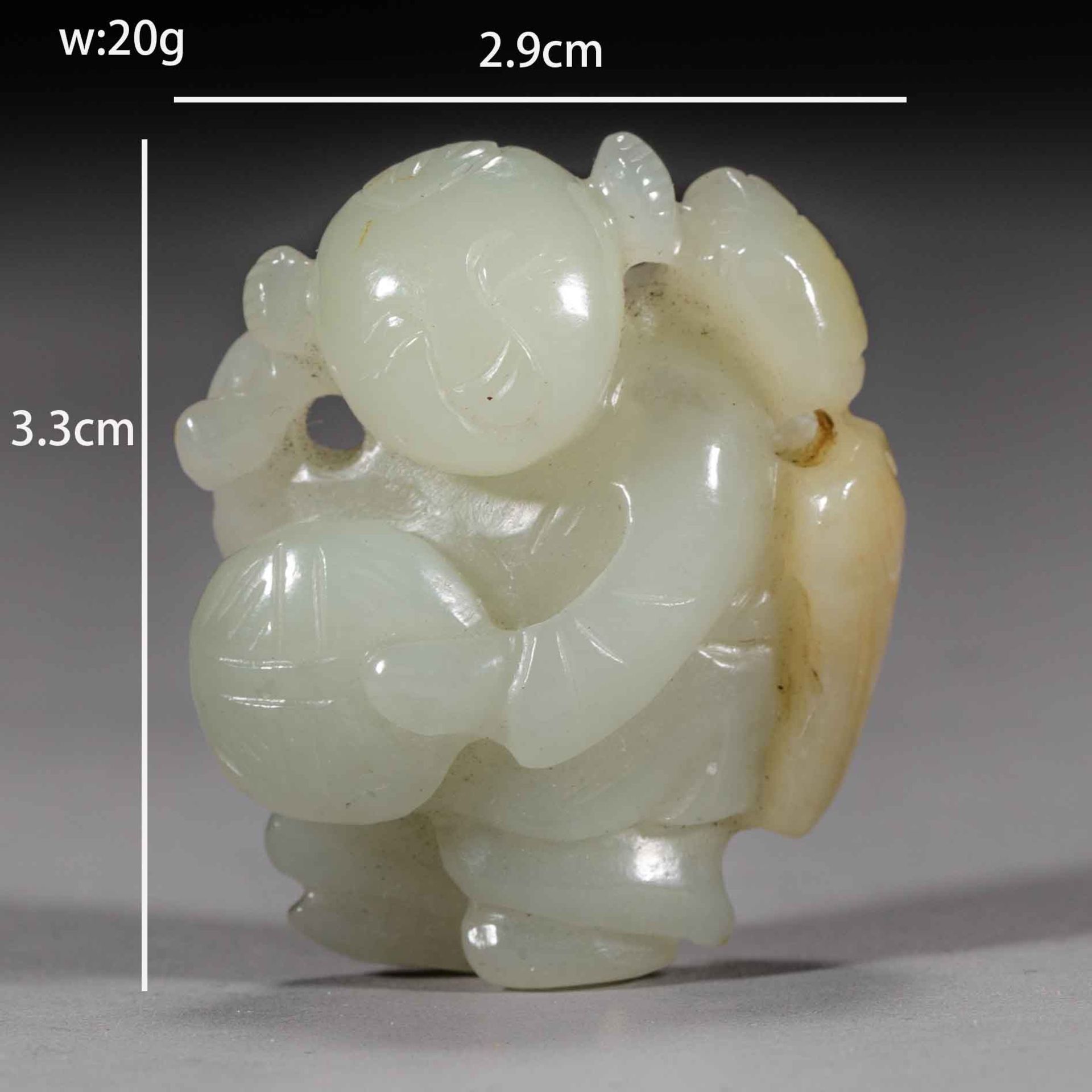 Hetian Jade Boy from Song dynasty - Image 2 of 4