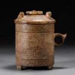Chinese Han Dynasty Hetian Jade Cup
