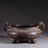 Chinese Ming dynasty purple clay incense burner