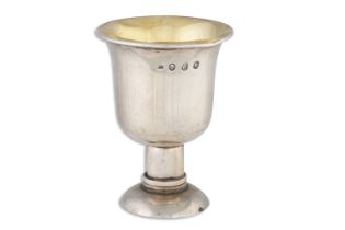 A WILLIAM IV IRISH SILVER GILT TRAVELLING CHALICE, By Henry Frarell, Dublin 1837