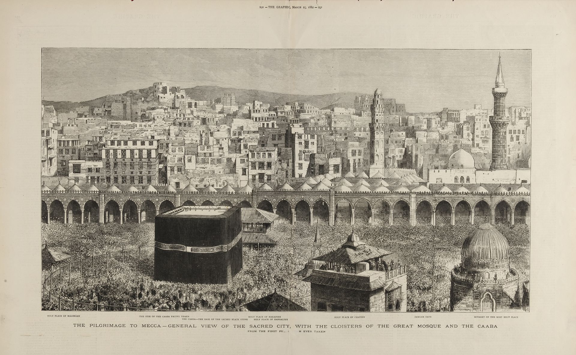 A GENERAL VIEW OF MECCA, 1882