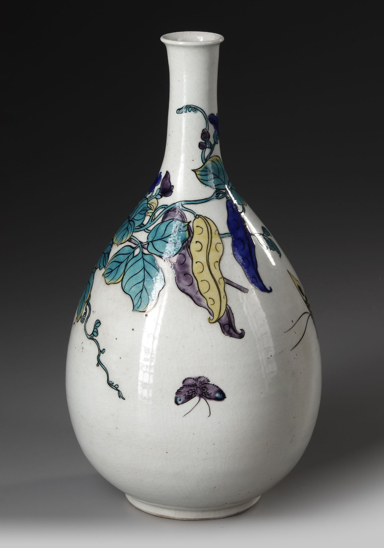 A JAPANESE KUTANI BOTTLE VASE, 18TH-19TH CENTURY - Image 3 of 4