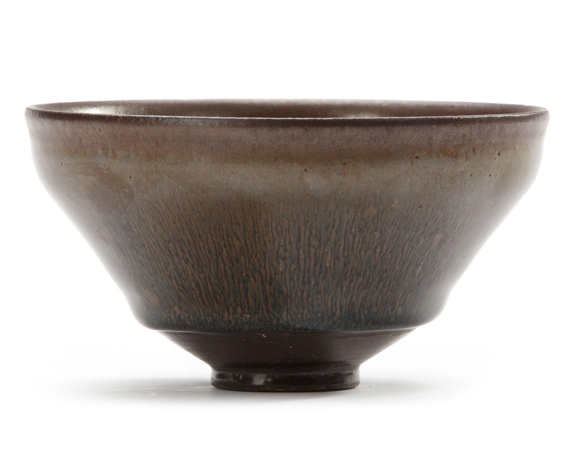 A CHINESE JIAN HARE’S FUR GLAZED TEA BOWL,SONG DYNASTY, 12TH-13TH CENTURY