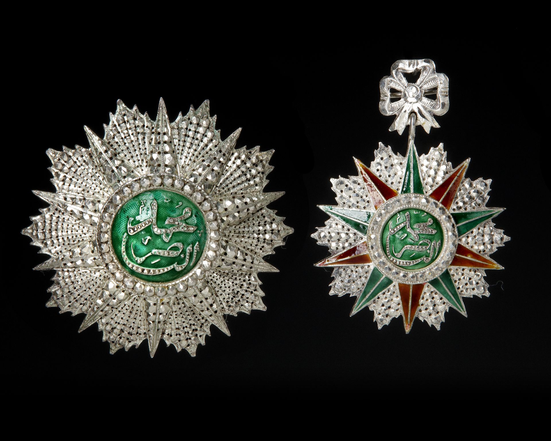 AN ORDER OF NISHAN AL-IFTIKHAR, TUNISIA MUHAMED AL-NACEUR BEY (1906-1922)