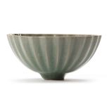 A CHINESE LONGQUAN PETAL-LOBED BOWL, SONG DYNASTY (960-1279)