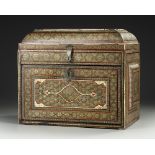 A QAJAR KHATAMKARI CASKET, PERSIA, 19TH CENTURY