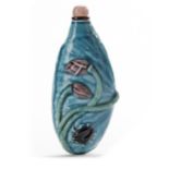 A CHINESE TURQUOISE GLAZED SNUFF BOTTLE, 1800-1850