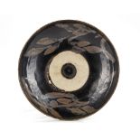 A CHINESE HENAN RUSSET PAINTED BLACK GLAZED BOWL, JIN DYNASTY (1115-1234)