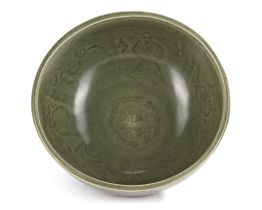 A CHINESE LONGQUAN IMPRESSED BOWL, MING DYNASTY (1368-1644)