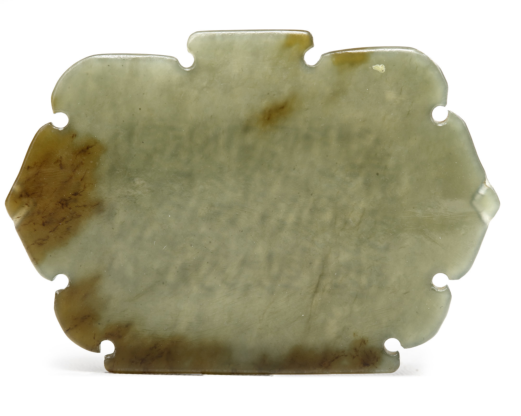 A MUGHAL CARVED JADE PLAQUE, NORTHERN INDIA, 18TH CENTURY - Image 2 of 3