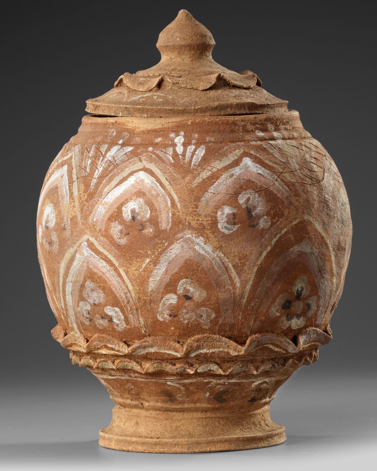 A CHINESE BUDDHIST JAR, YUAN DYNASTY (1279-1368 AD)